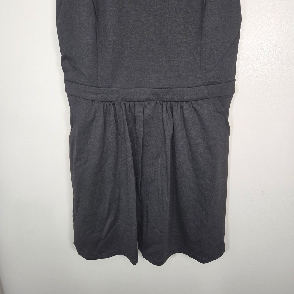 Alyce Paris Romper Womens M Black Fit Flare Strappy Skort Dress NWT - Picture 8 of 10